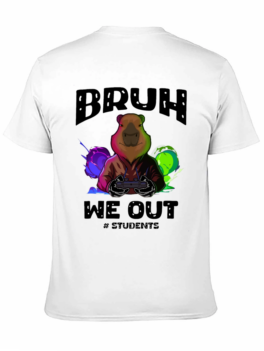 Bruh We Out Student Gamer Graphic T-Shirt