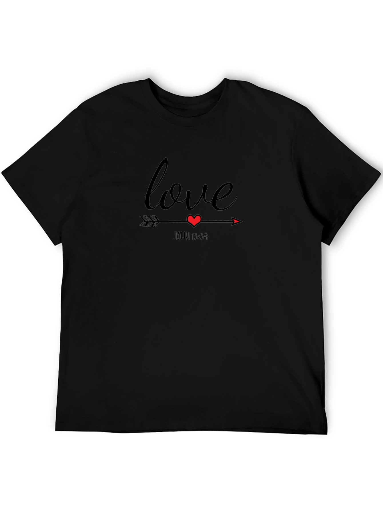 Love Arrow Heart T-Shirt - John 15:54 Christian Tee