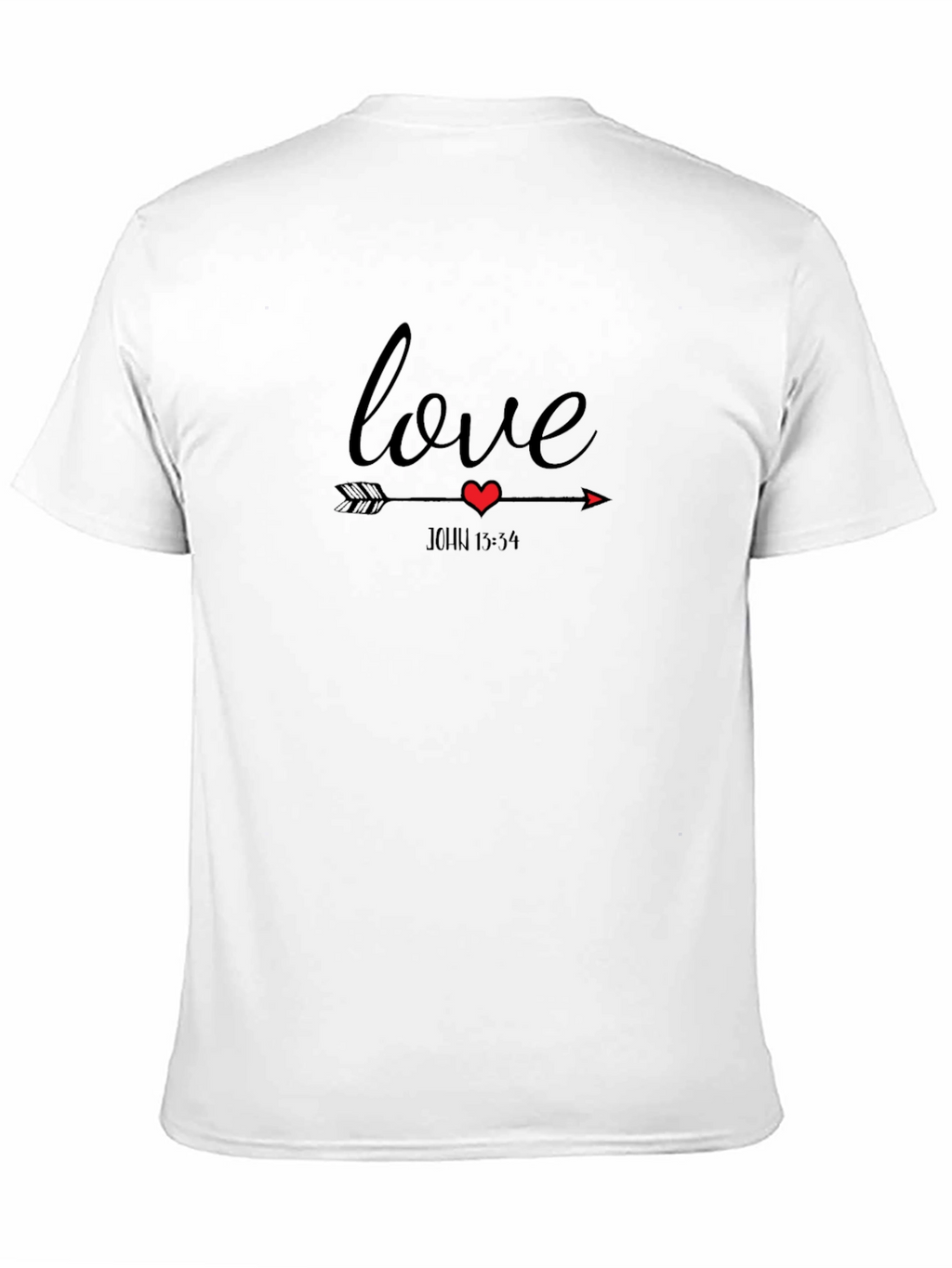 Love Arrow Heart T-Shirt - John 15:54 Christian Tee