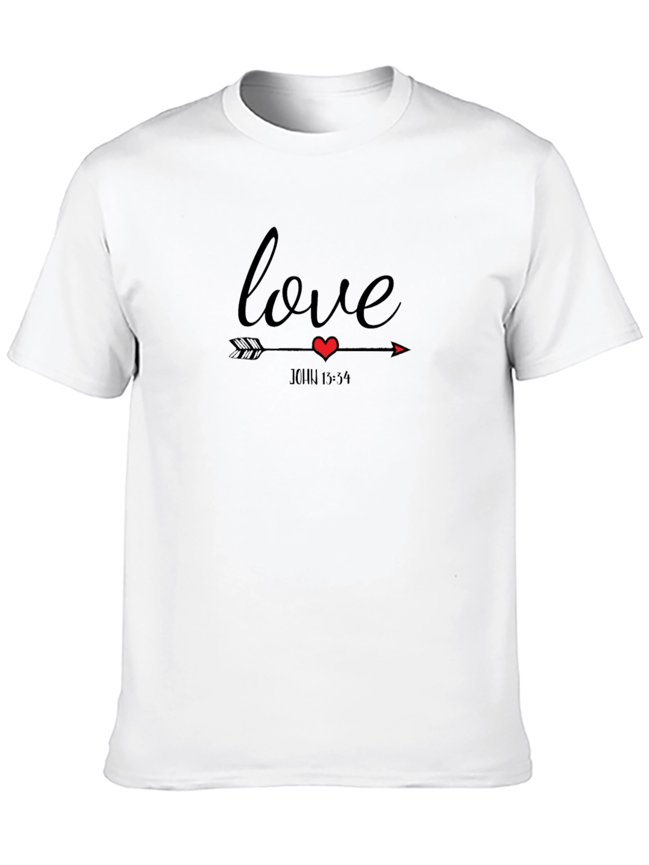Love Arrow Heart T-Shirt - John 15:54 Christian Tee
