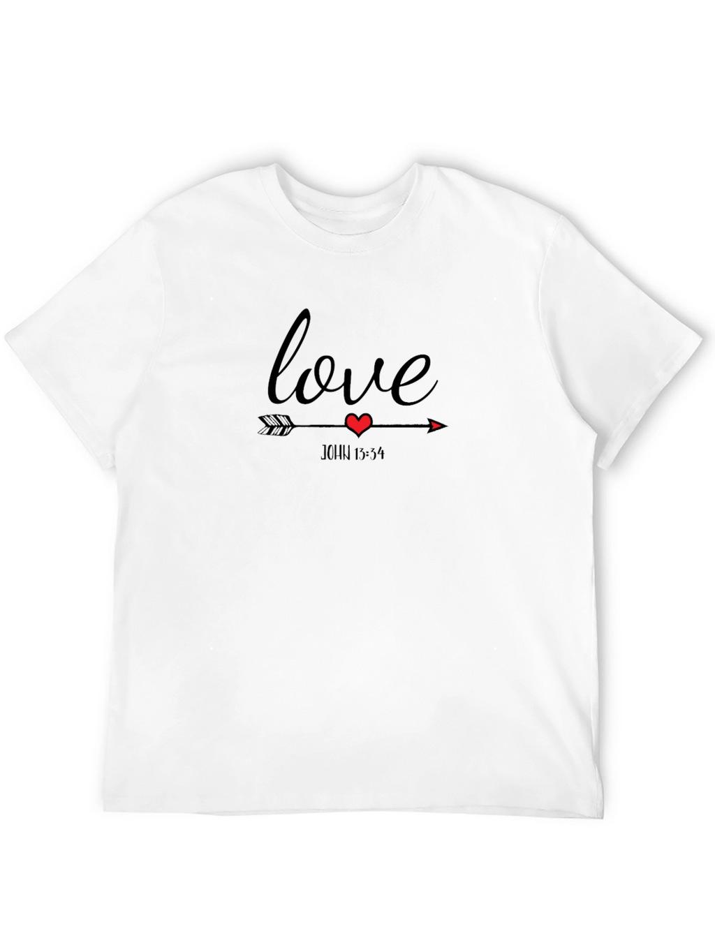 Love Arrow Heart T-Shirt - John 15:54 Christian Tee
