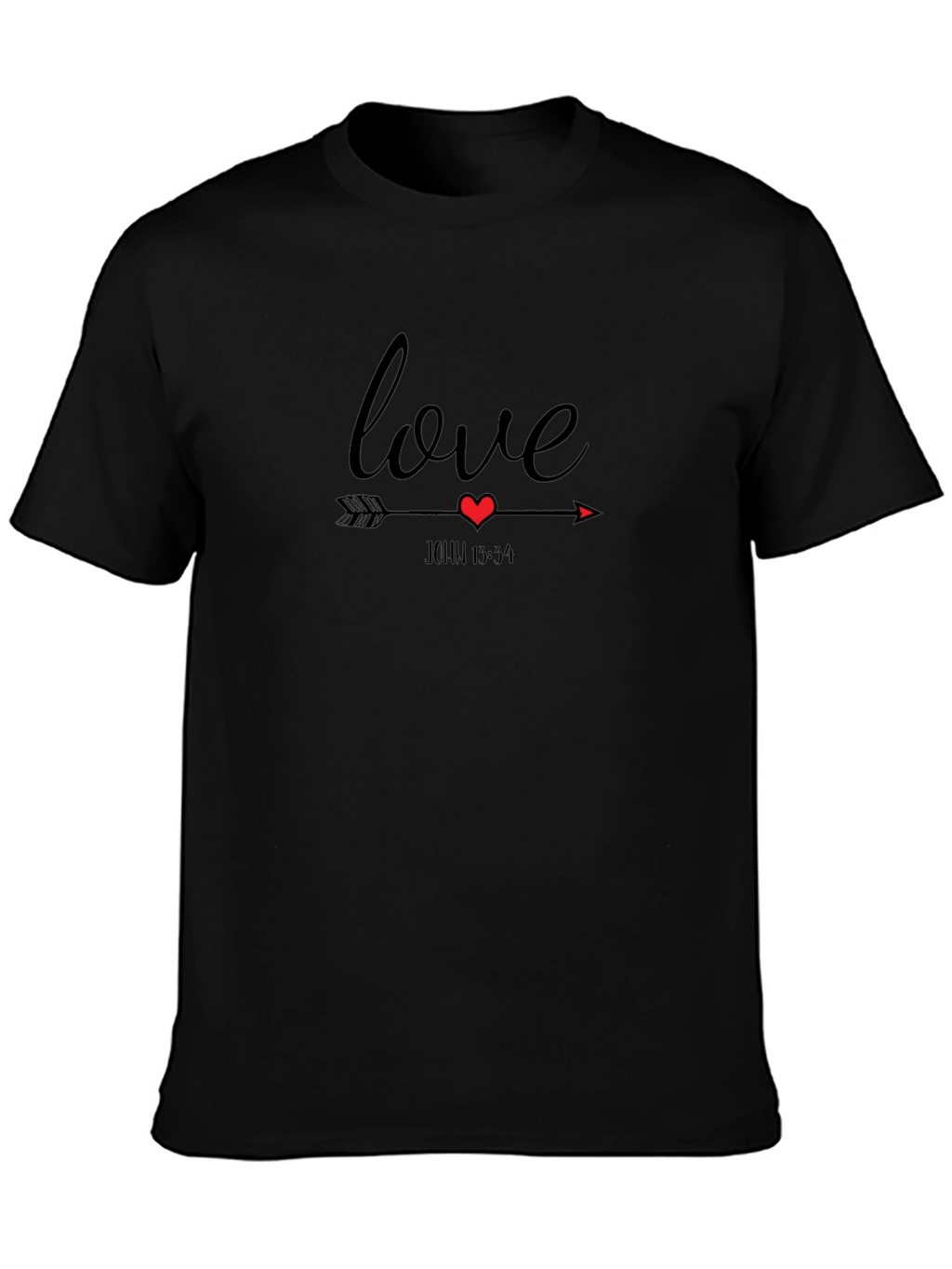 Love Arrow Heart T-Shirt - John 15:54 Christian Tee