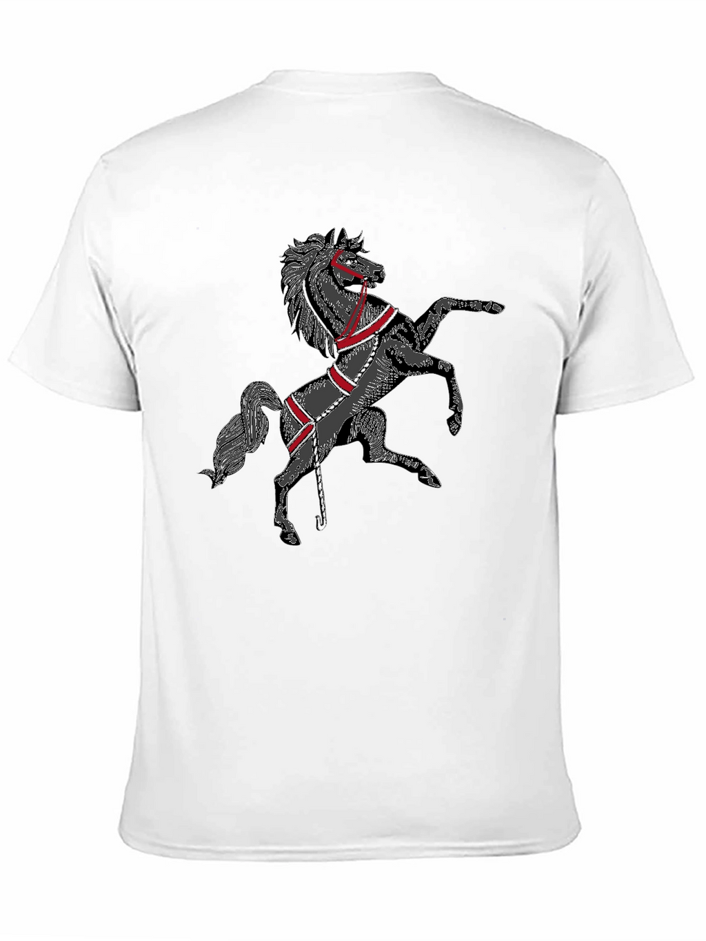 Black Horse Graphic T-Shirt