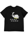 Surf Hard Graphic Tee - Black