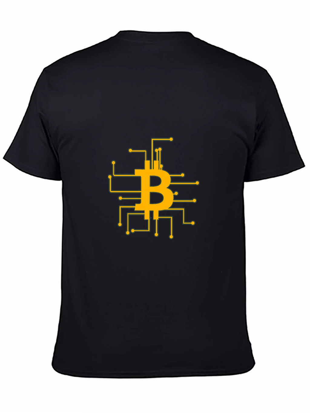 Bitcoin Circuit Board T-Shirt - Crypto Design