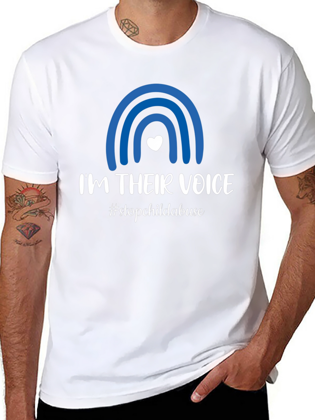 Im Their Voice T-Shirt - Stop Child Abuse