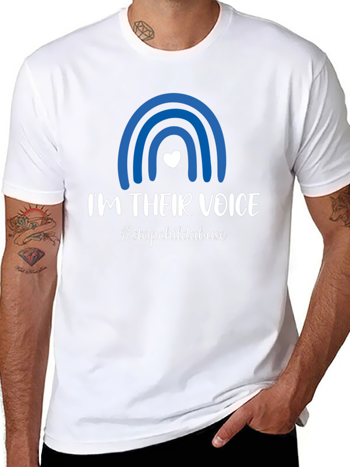 Im Their Voice T-Shirt - Stop Child Abuse