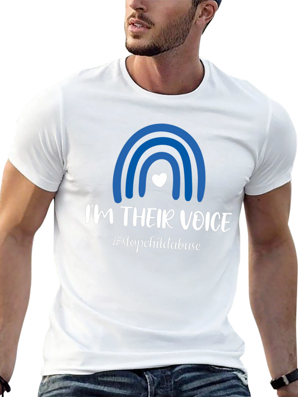 Im Their Voice T-Shirt - Stop Child Abuse