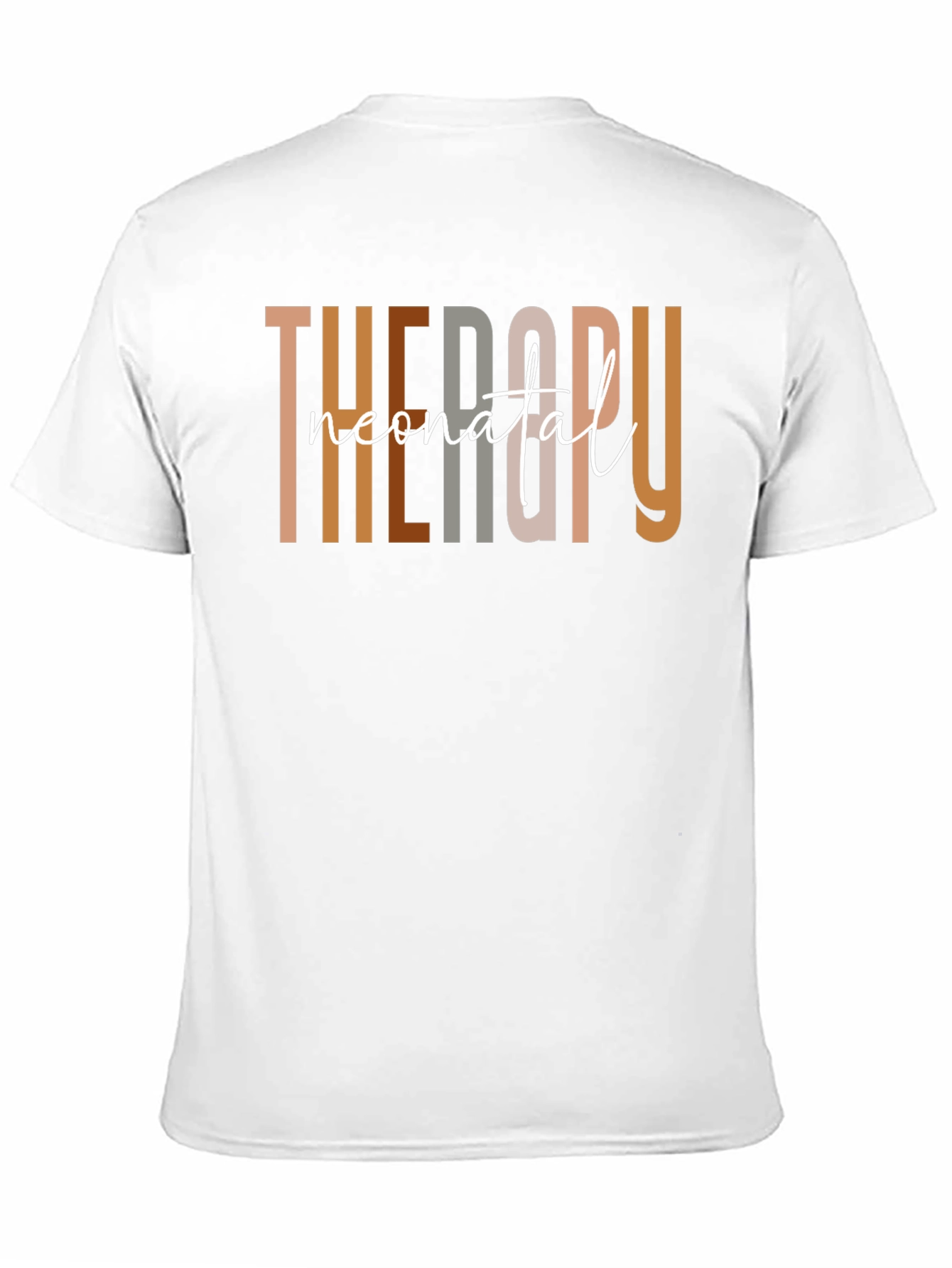 Neonatal Therapy Black Cotton T-Shirt