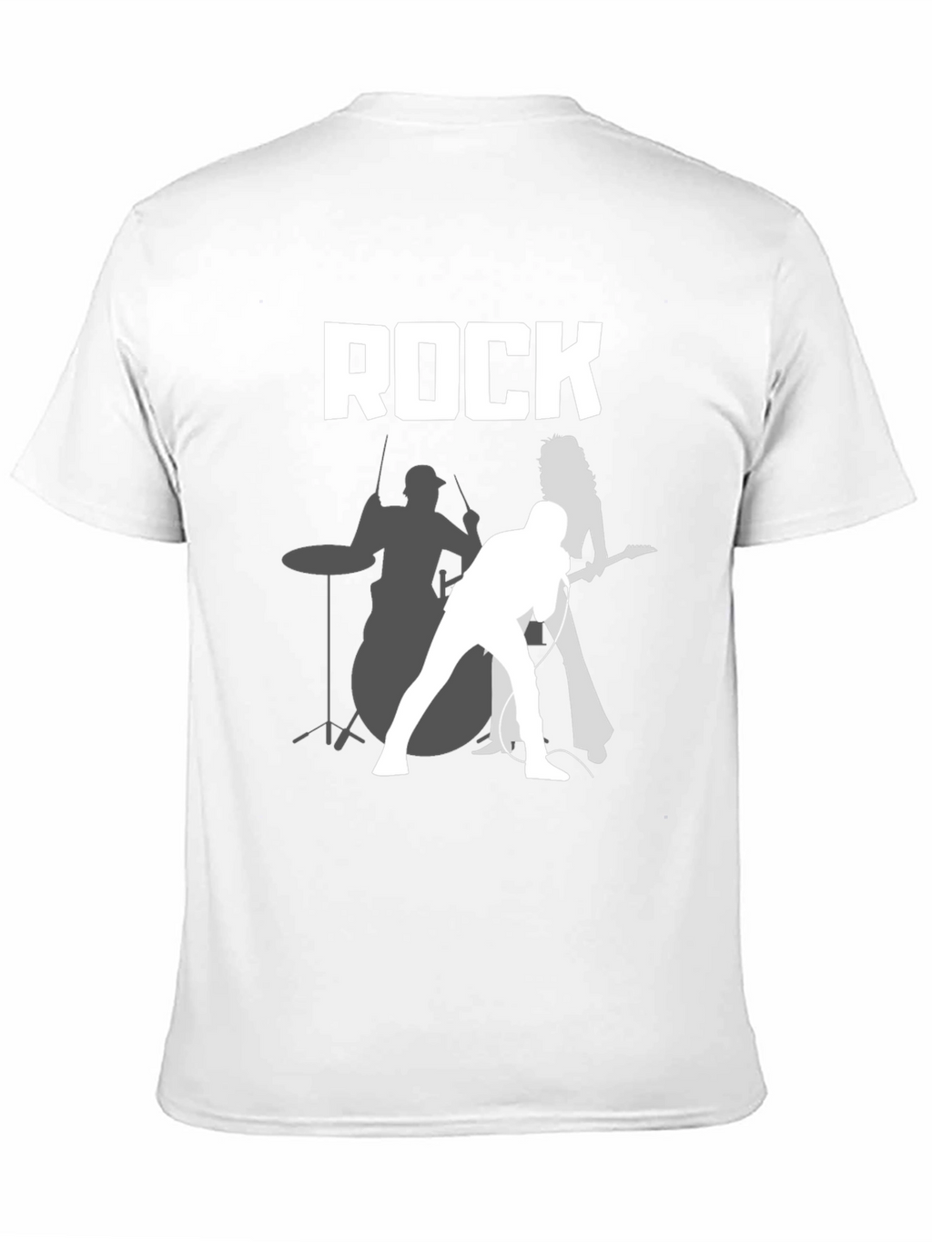 Rock Band Graphic Tee - Classic Black Cotton T-Shirt