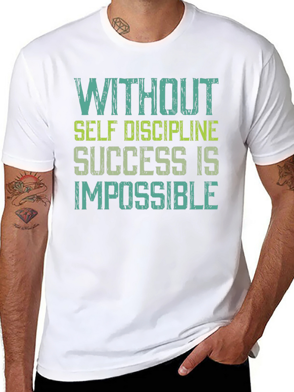 Motivational T-Shirt: Success Requires Self Discipline