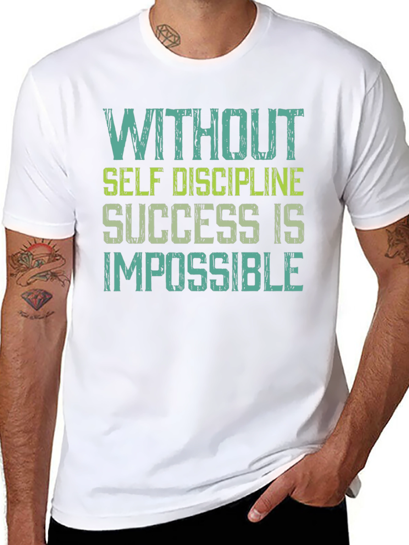 Motivational T-Shirt: Success Requires Self Discipline