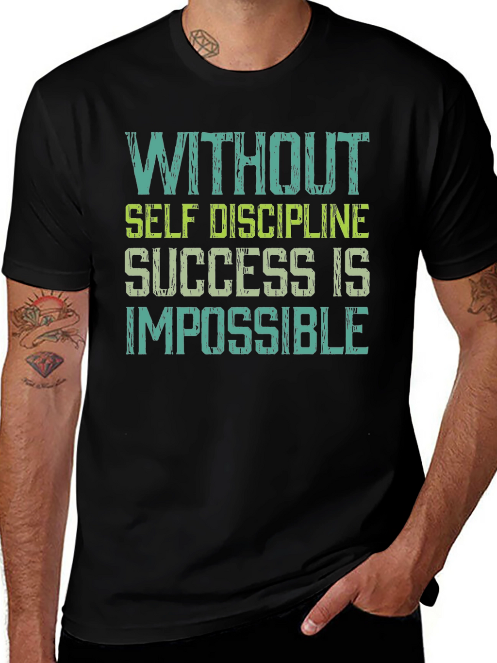 Motivational T-Shirt: Success Requires Self Discipline