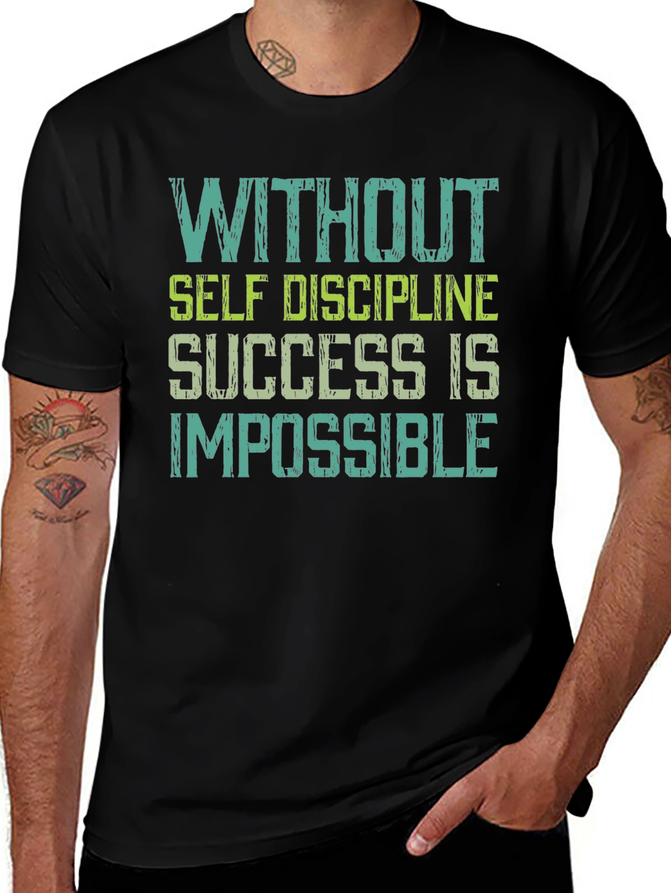 Motivational T-Shirt: Success Requires Self Discipline