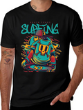 Skate Funky Graphic Tee - Cool Skater Design
