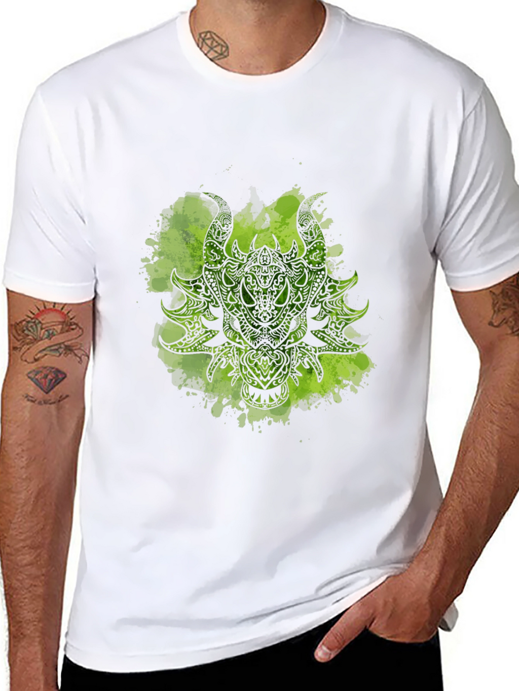 Green Dragon Graphic Tee