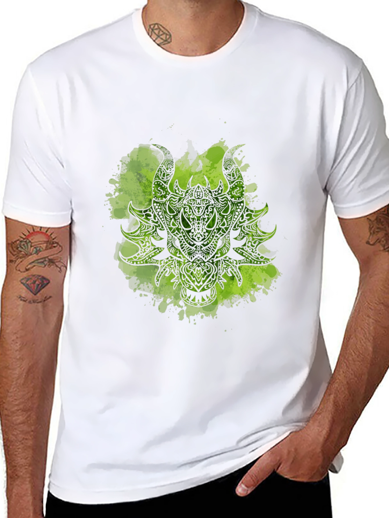 Green Dragon Graphic Tee