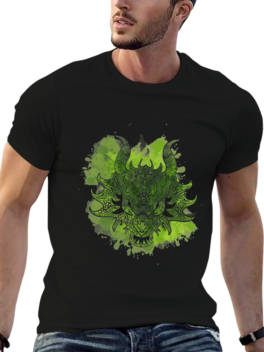Green Dragon Graphic Tee