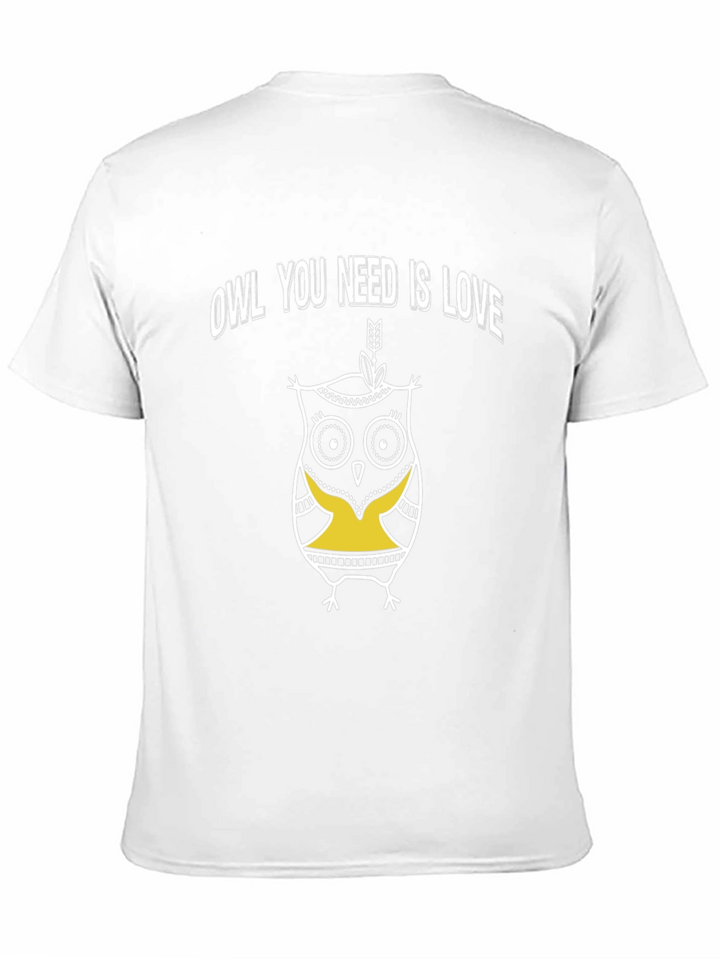 Owl You Need Is Love Graphic T-Shirt - Black