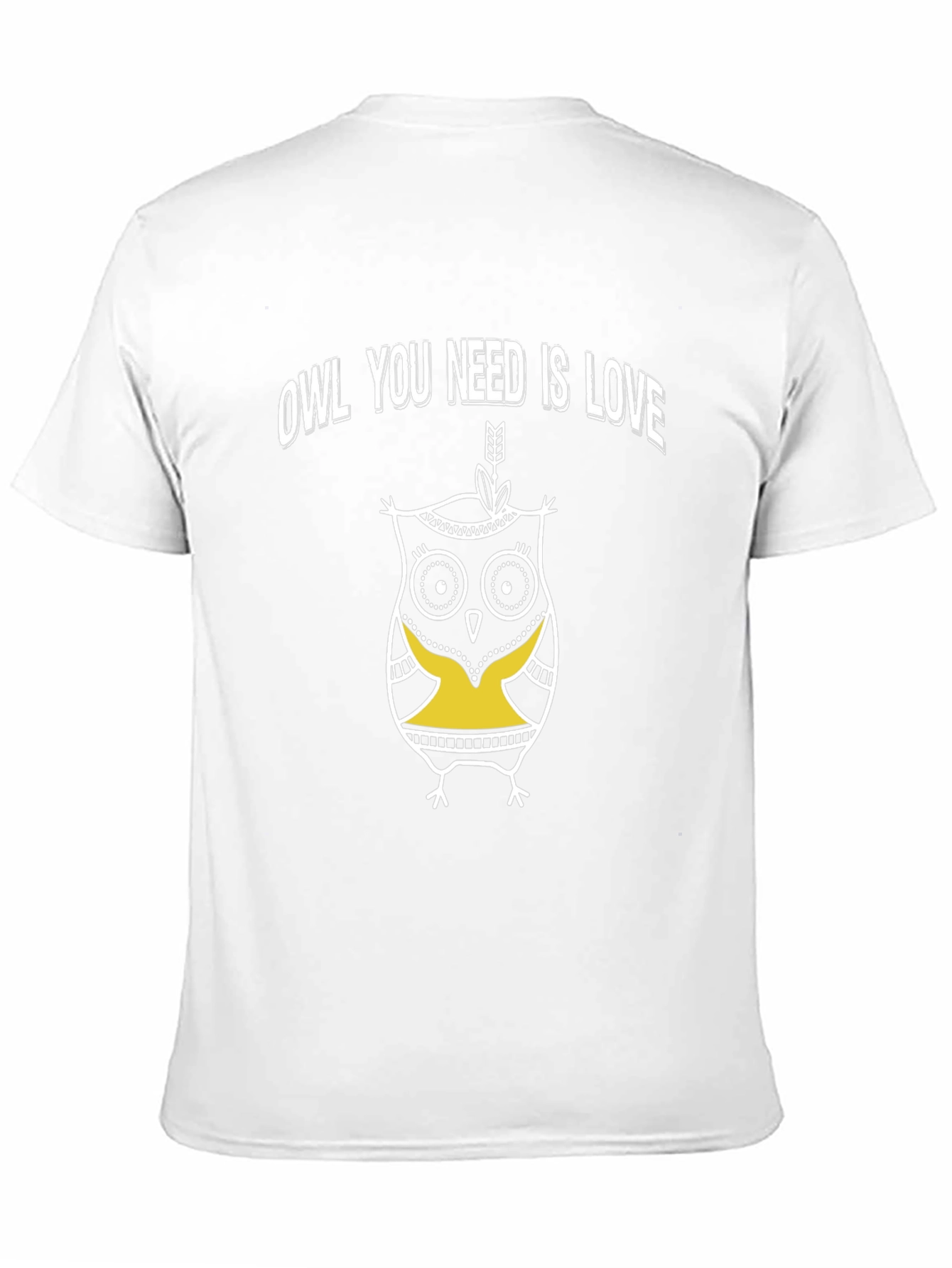 Owl You Need Is Love Graphic T-Shirt - Black