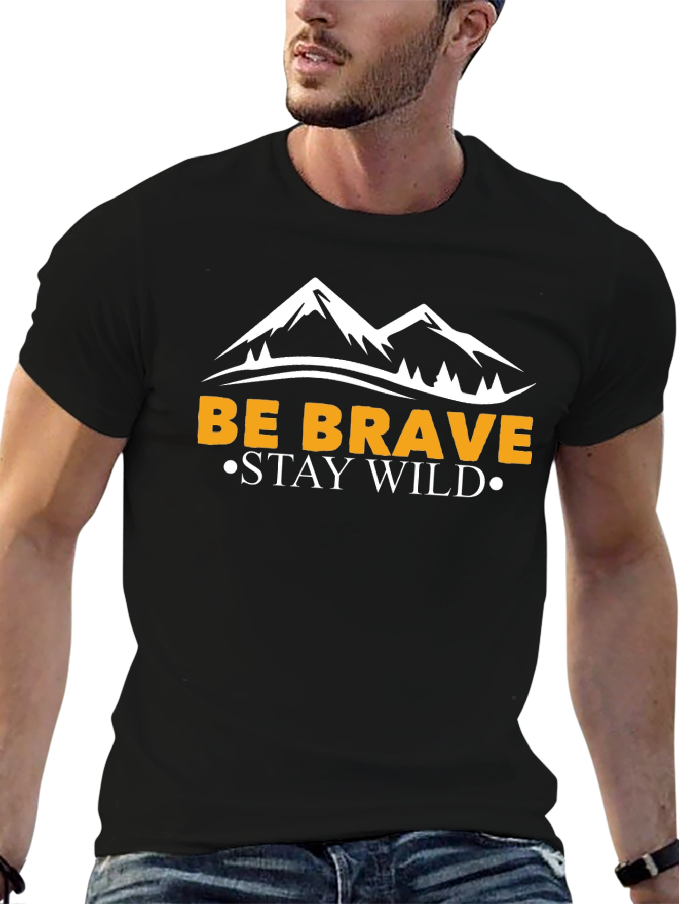 Be Brave Stay Wild Graphic Tee