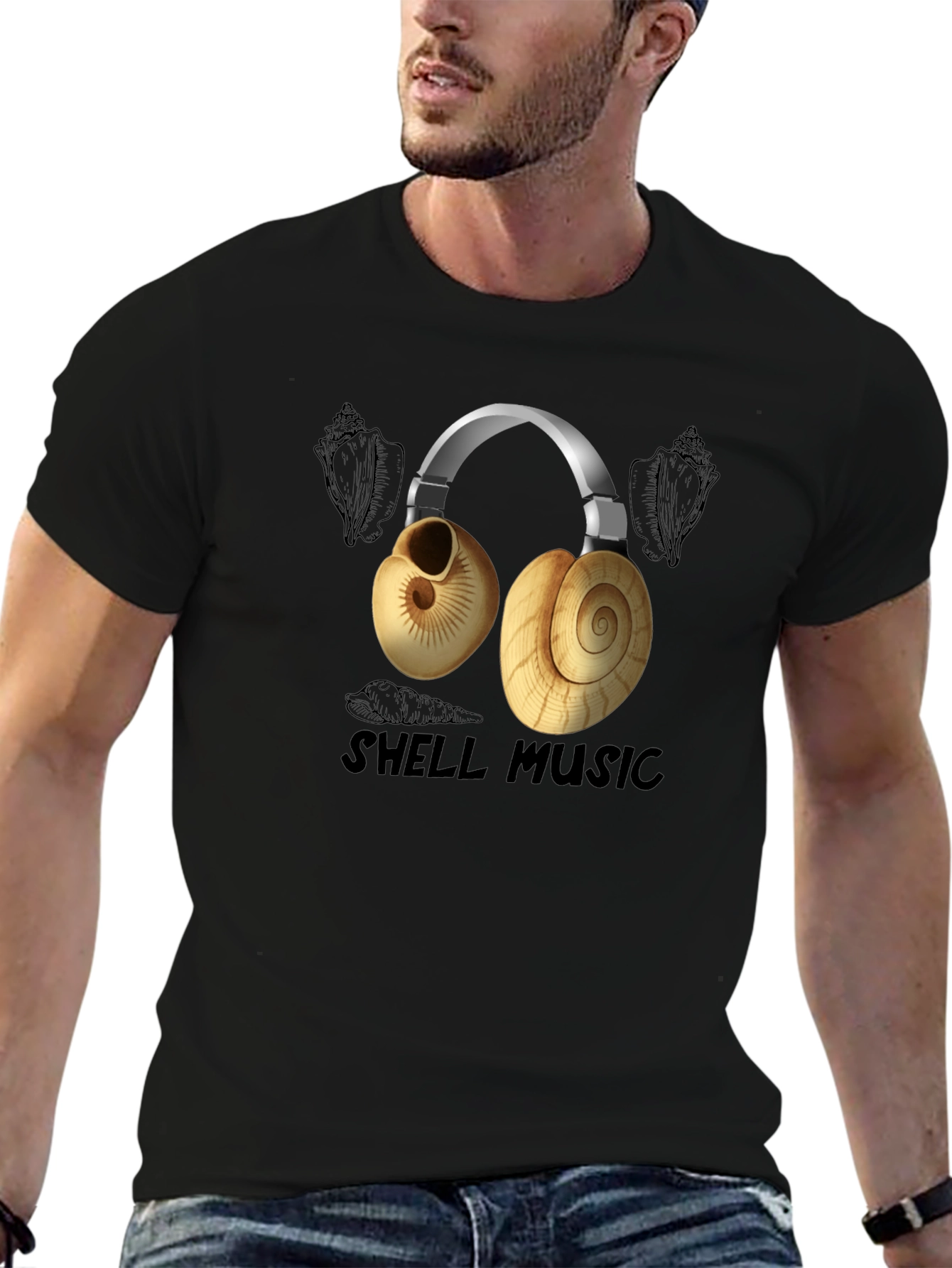 Shell Music T-Shirt - Unique Design