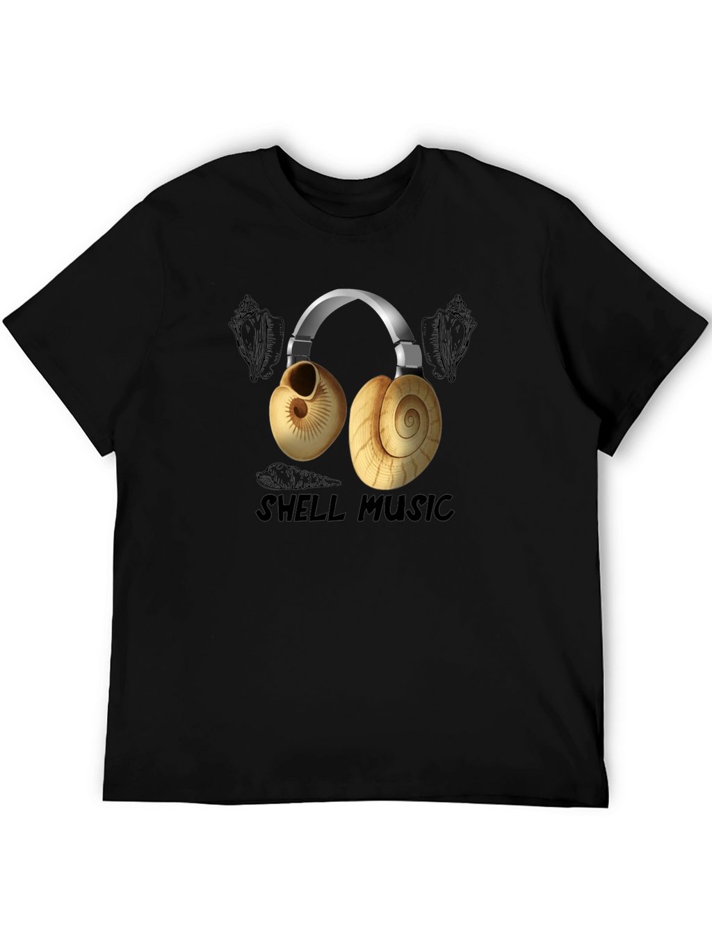 Shell Music T-Shirt - Unique Design