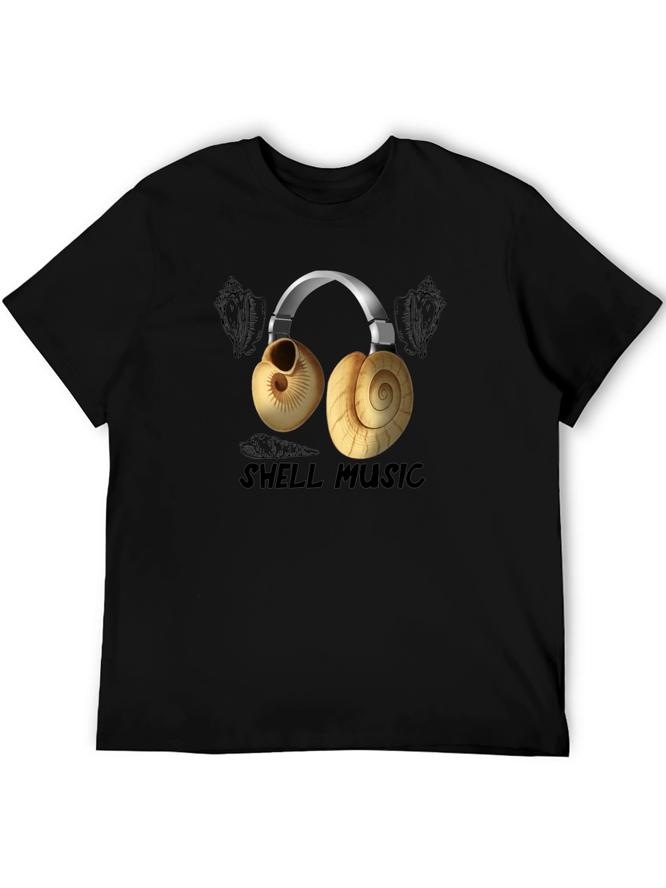 Shell Music T-Shirt - Unique Design