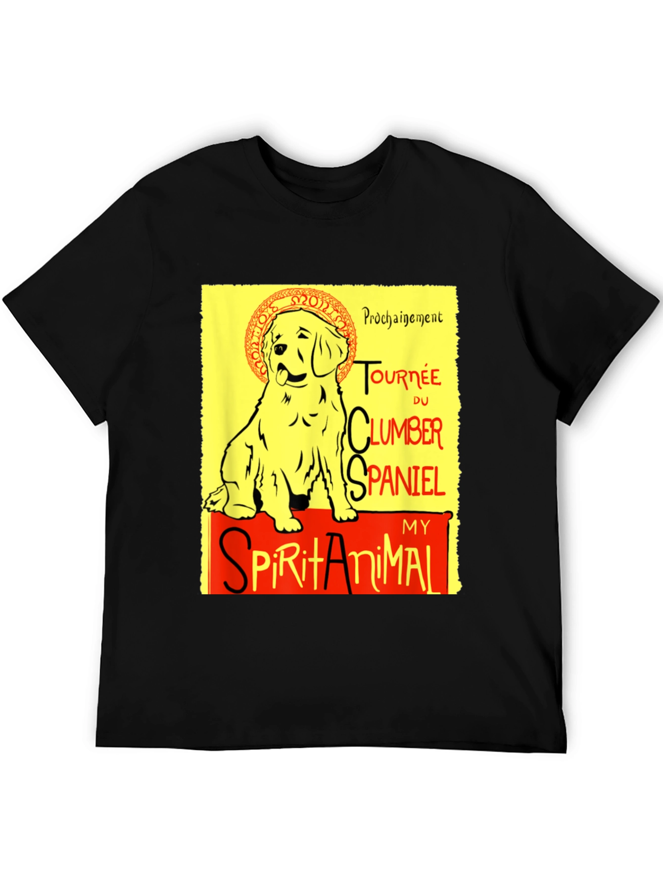 Clumber Spaniel Spirit Animal Graphic Tee