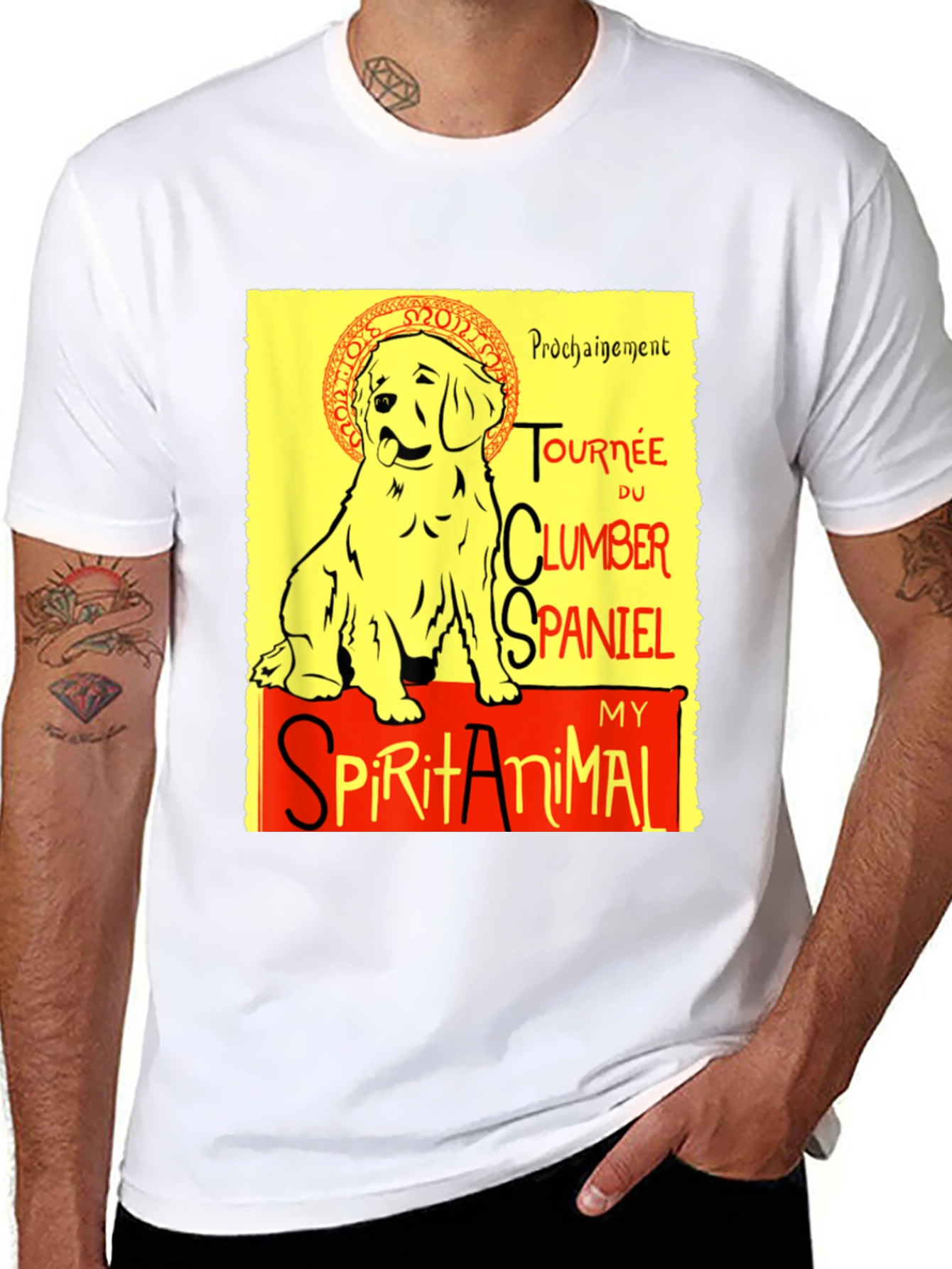 Clumber Spaniel Spirit Animal Graphic Tee