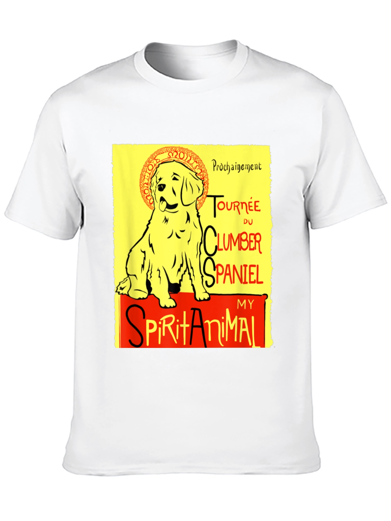 Clumber Spaniel Spirit Animal Graphic Tee
