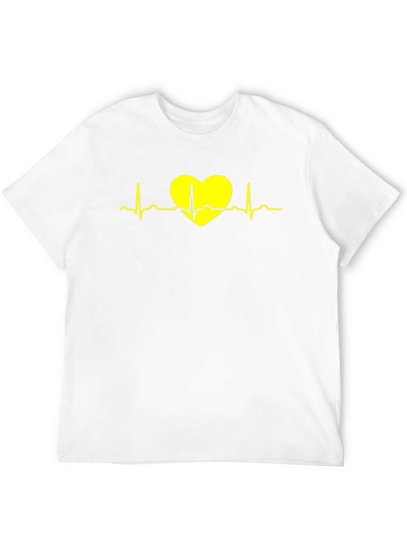 Heartbeat Graphic T-Shirt - Black