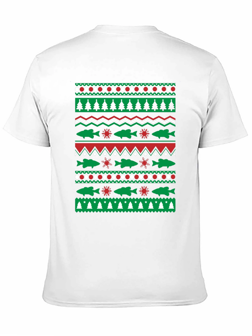 Festive Fishing Christmas T-Shirt