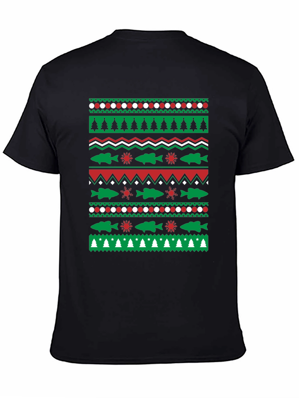 Festive Fishing Christmas T-Shirt