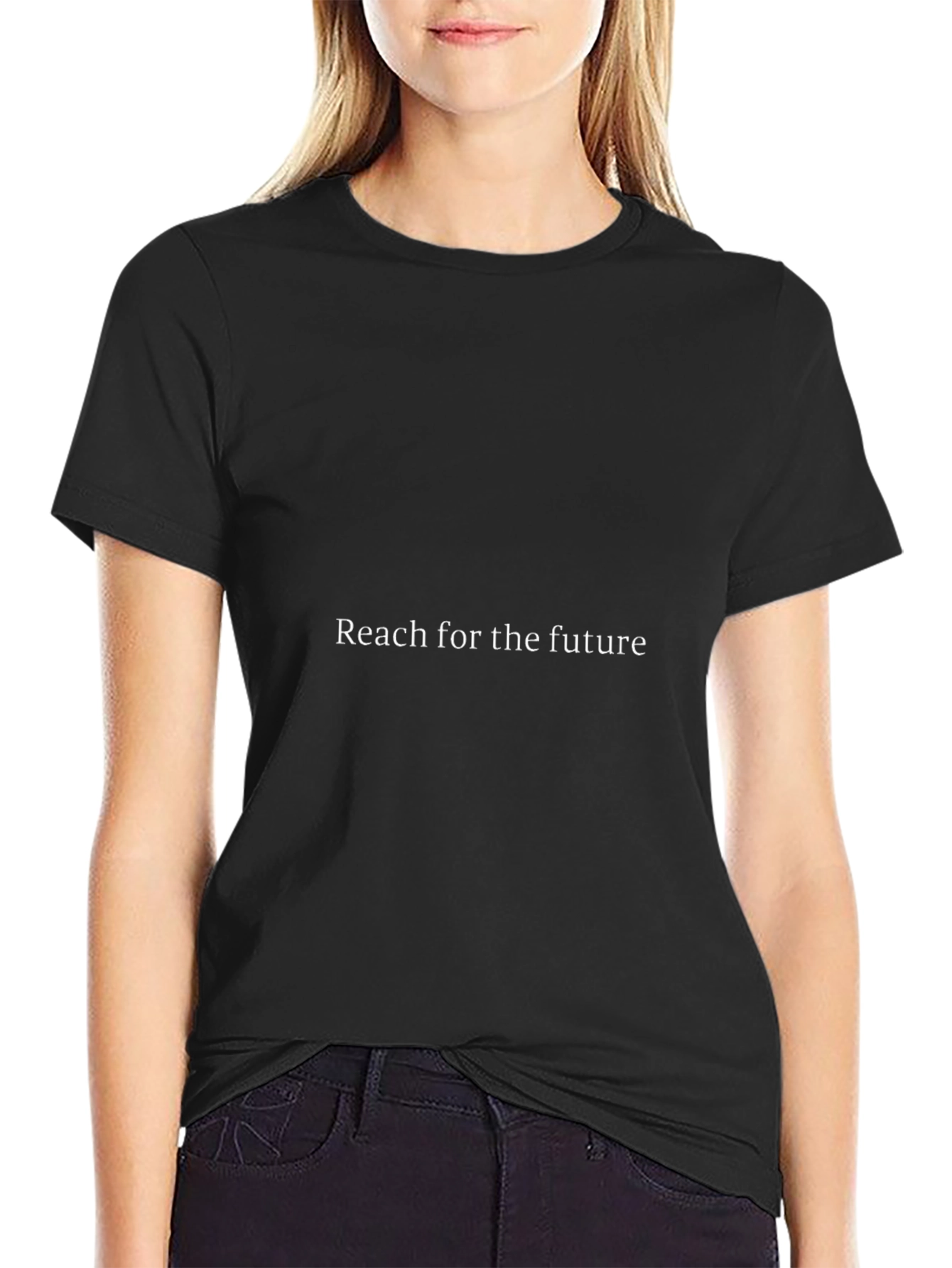 Reach for the Future Black T-Shirt