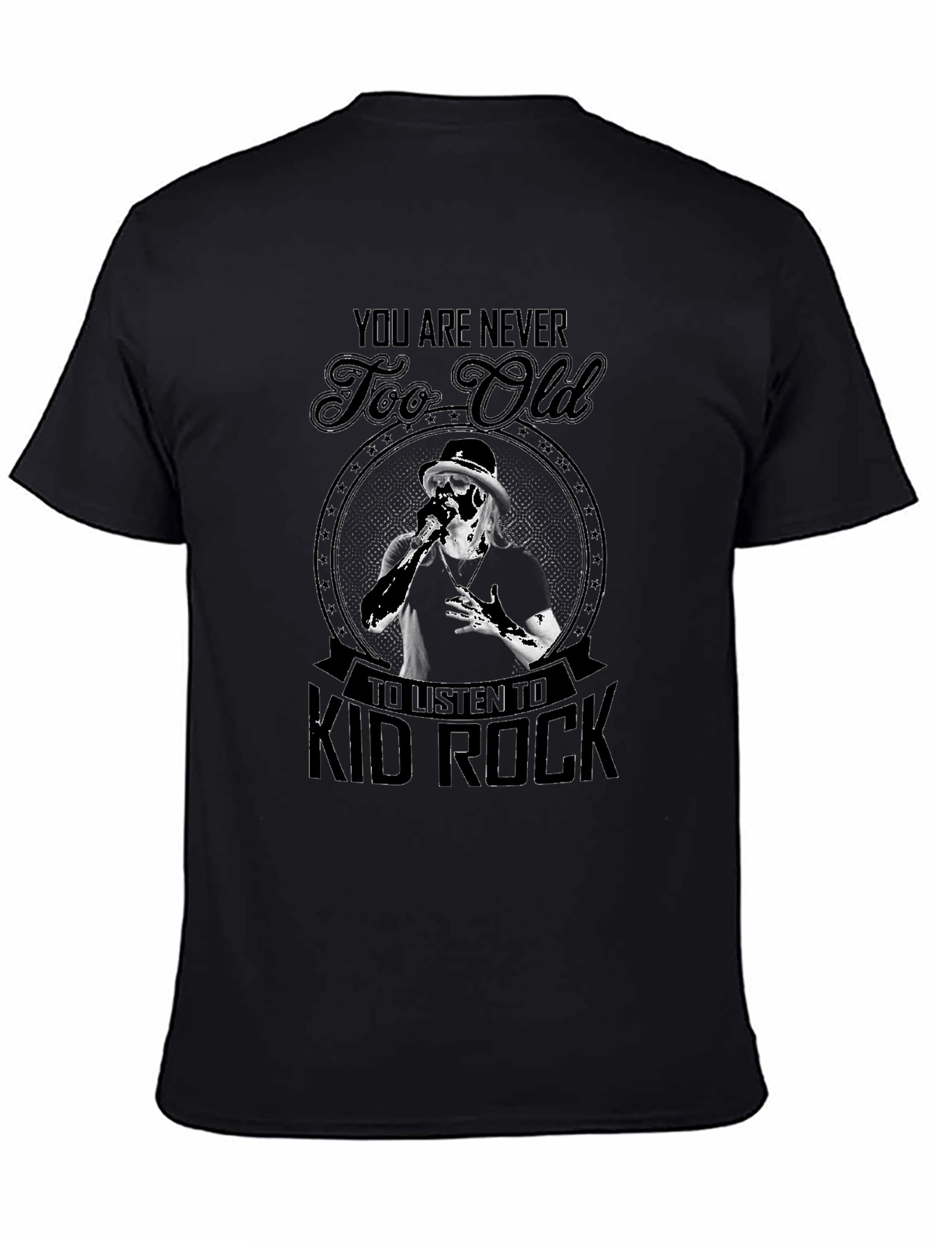 Kid Rock Never Too Old Black T-Shirt