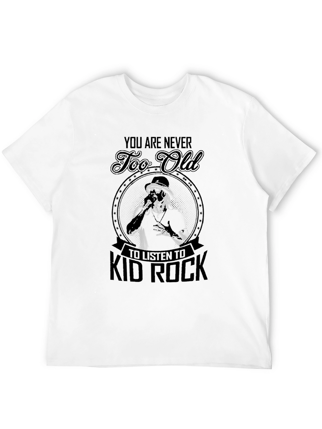 Kid Rock Never Too Old Black T-Shirt
