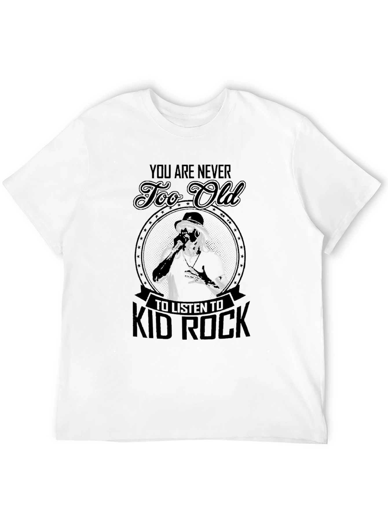 Kid Rock Never Too Old Black T-Shirt