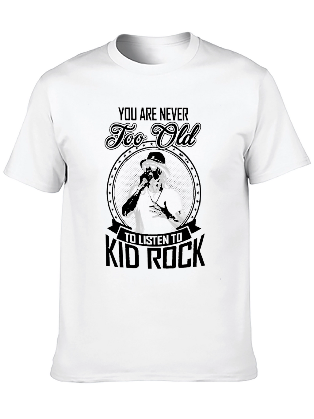 Kid Rock Never Too Old Black T-Shirt