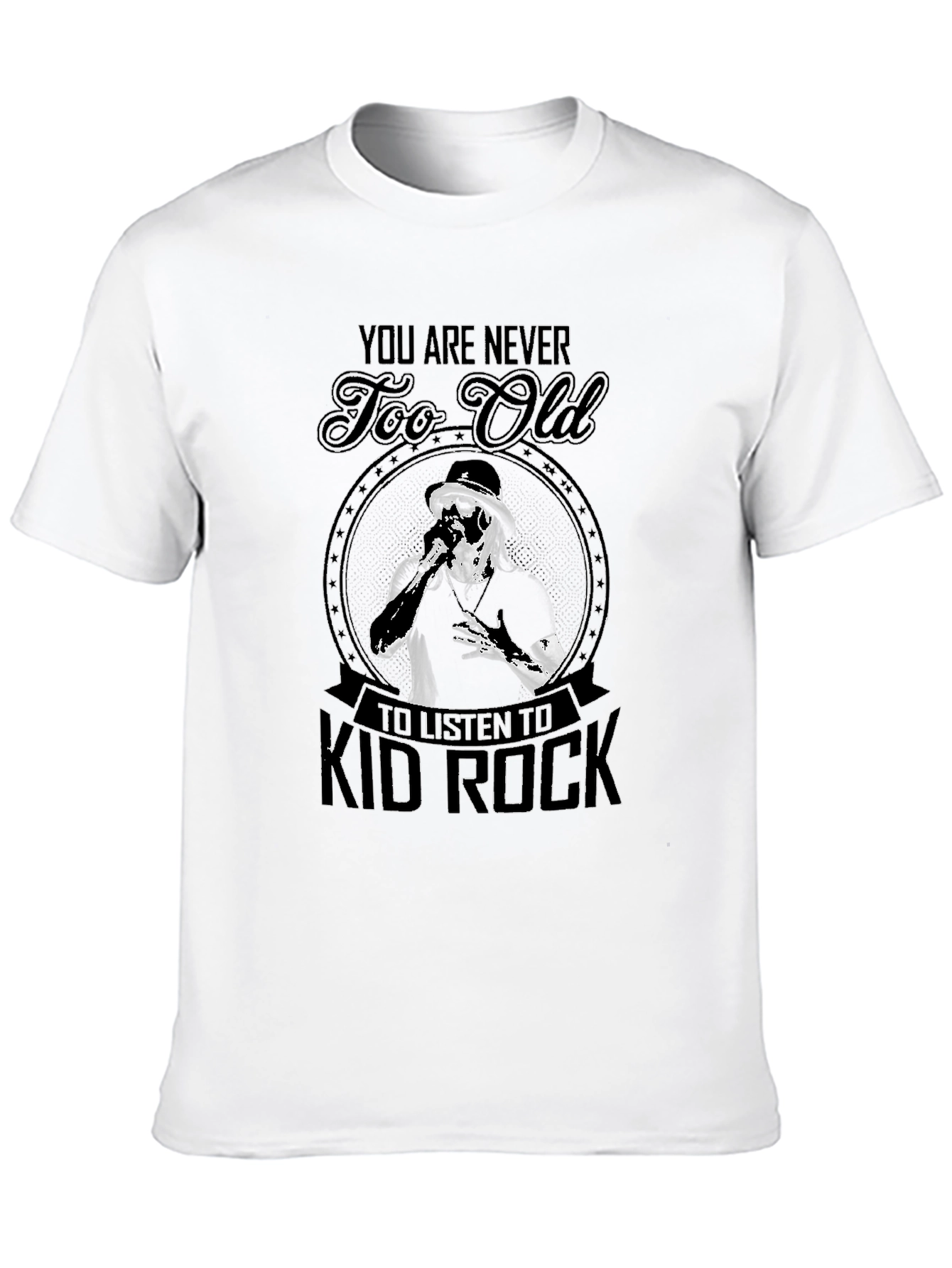 Kid Rock Never Too Old Black T-Shirt