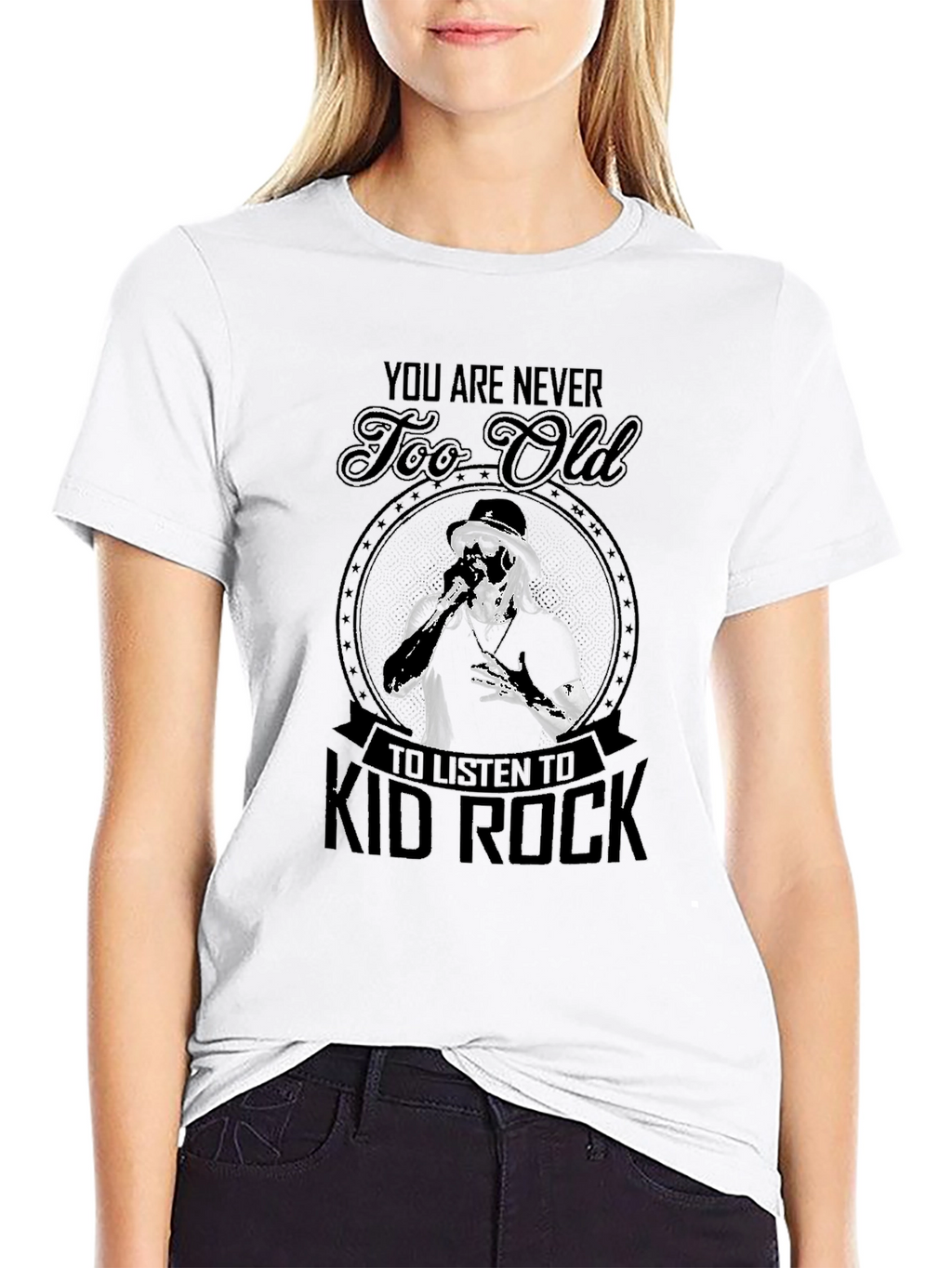 Kid Rock Never Too Old Black T-Shirt