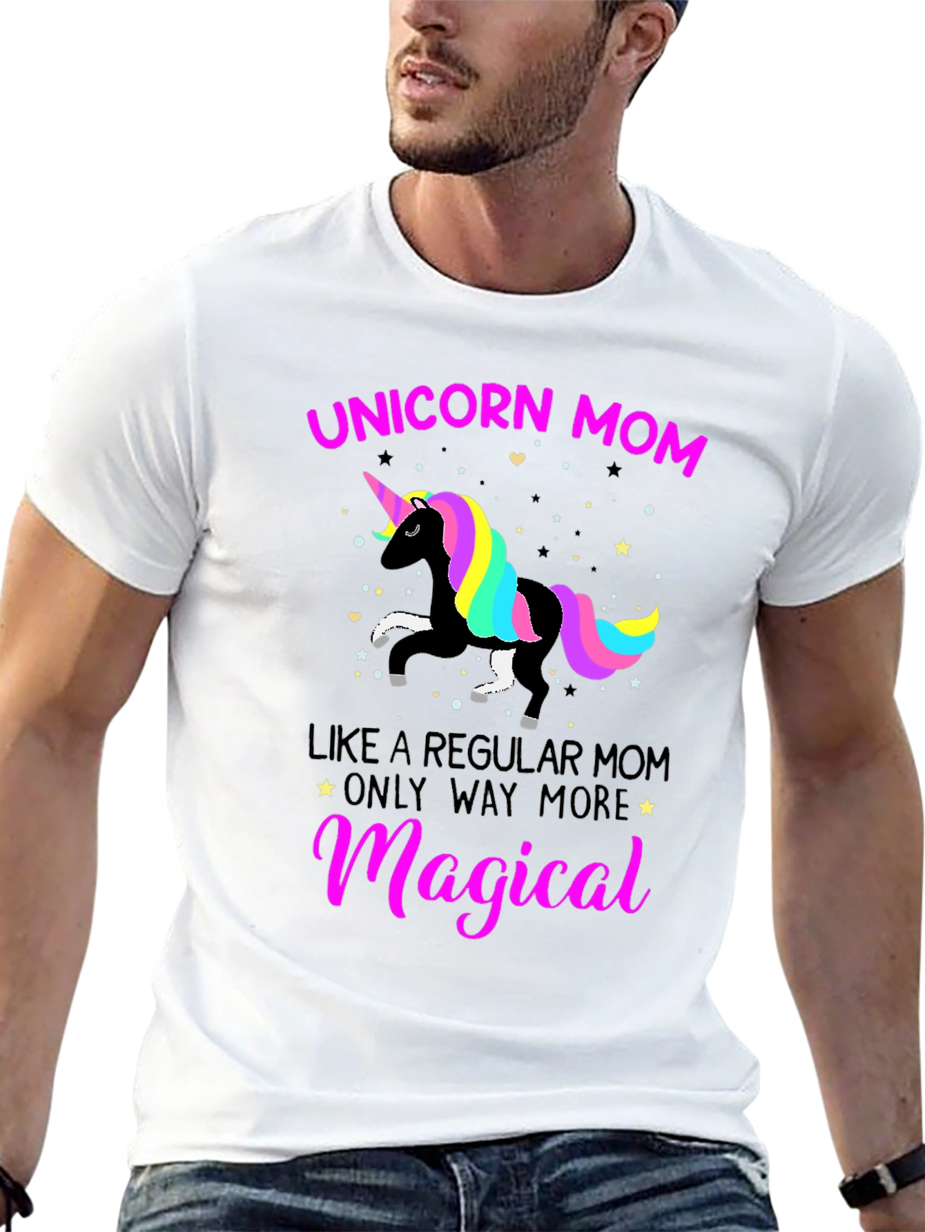 Unicorn Mom T-Shirt - Magical Gift