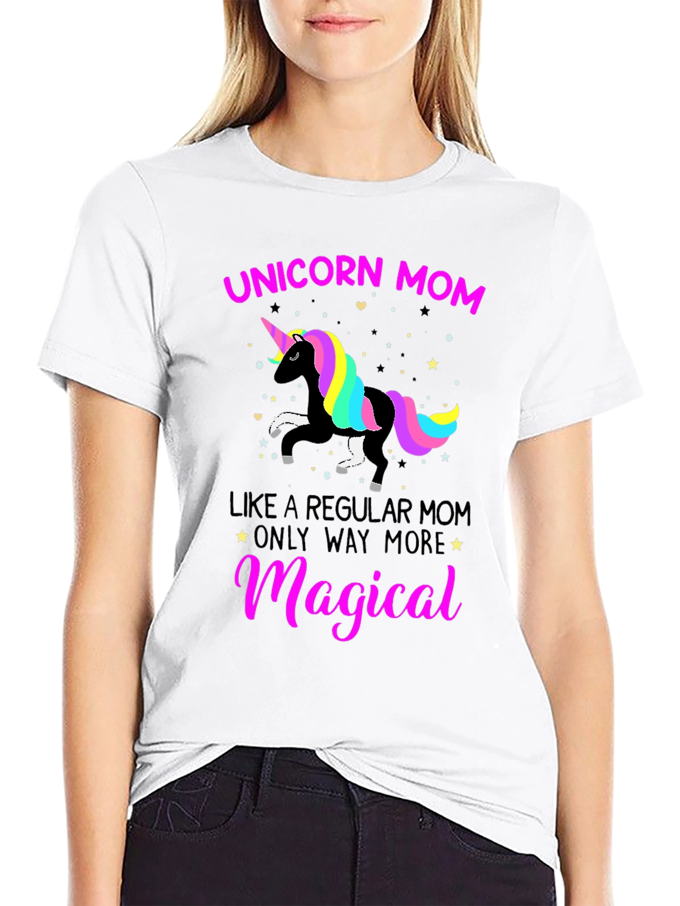 Unicorn Mom T-Shirt - Magical Gift