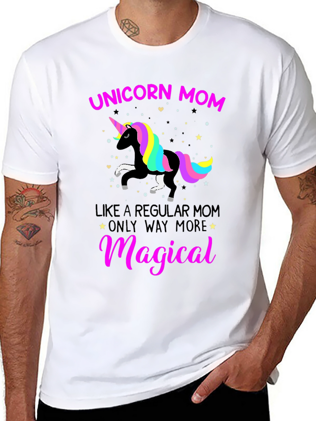 Unicorn Mom T-Shirt - Magical Gift