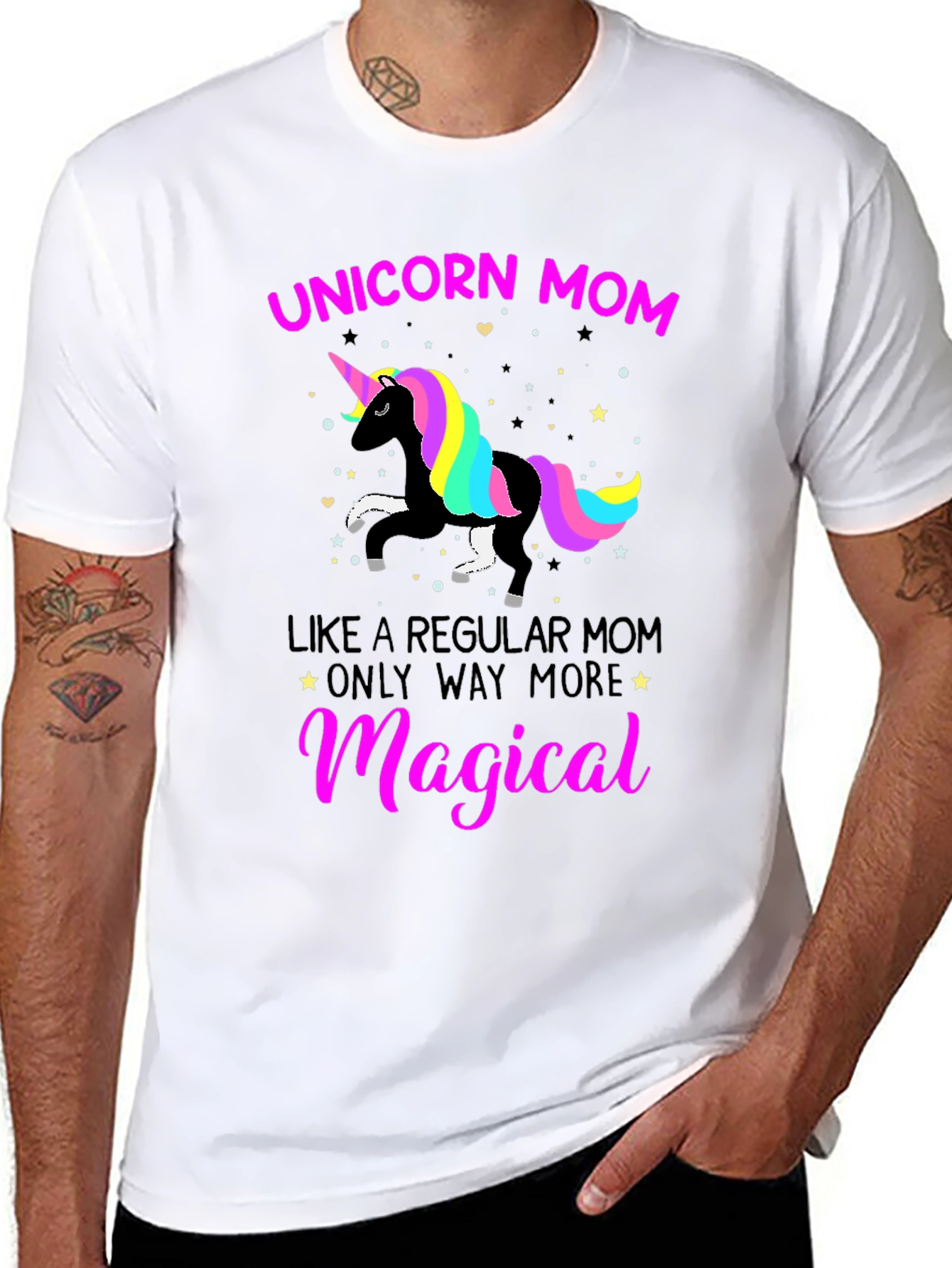 Unicorn Mom T-Shirt - Magical Gift