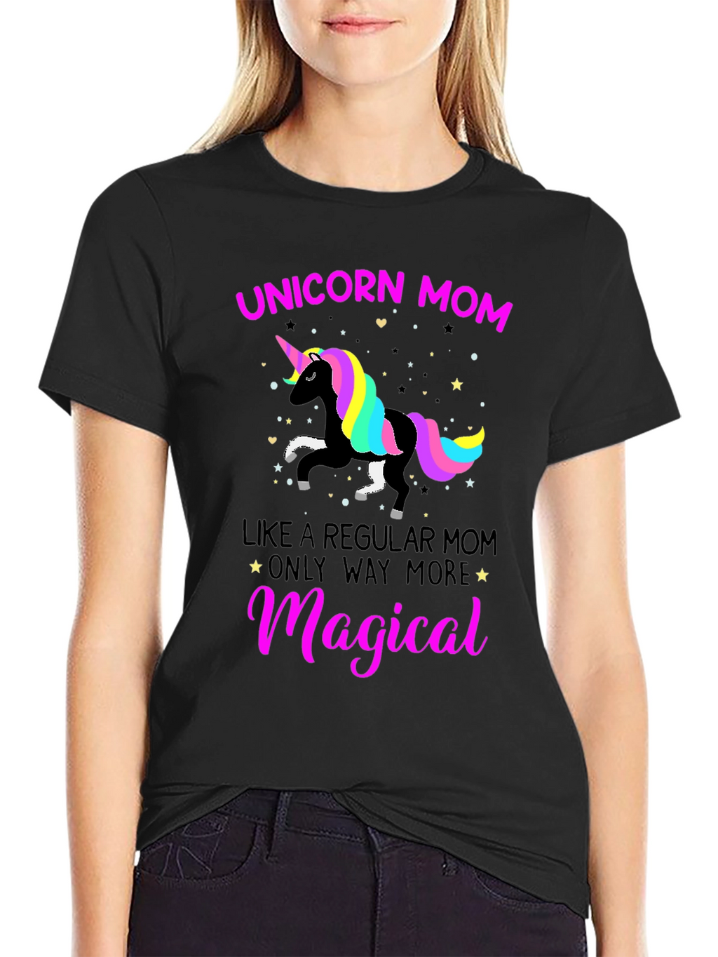 Unicorn Mom T-Shirt - Magical Gift