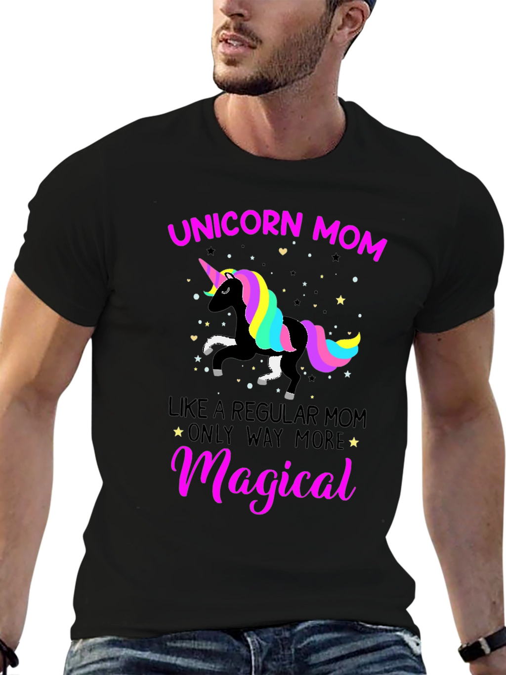 Unicorn Mom T-Shirt - Magical Gift