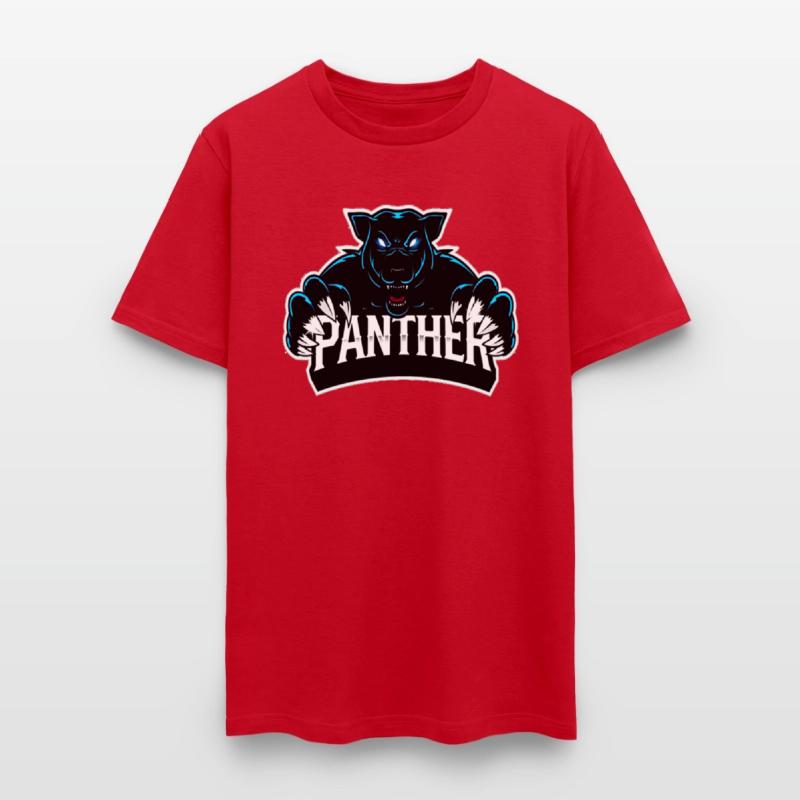 Panthera Elegance: Majestic Panther Face T-Shirt