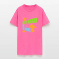 Party Hard Or Go Home Arrows Cool Logo Text Slogan