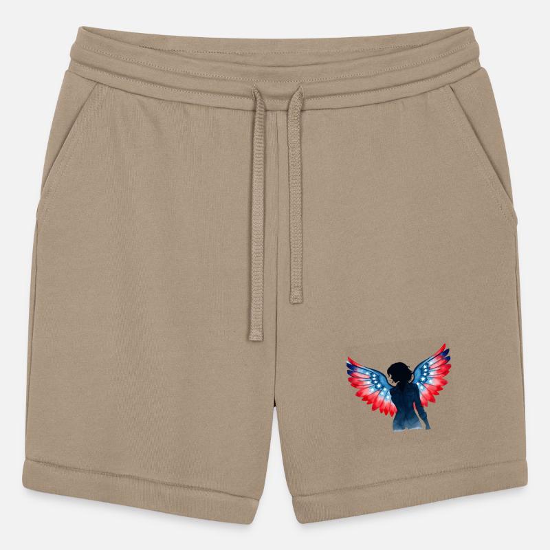 Patriotic Angel Wings Illustration
